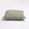The Cocotte Cushion.Ecru/green.50x50