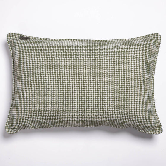Le Coussin Cocotte.Ecru/vert.60x40