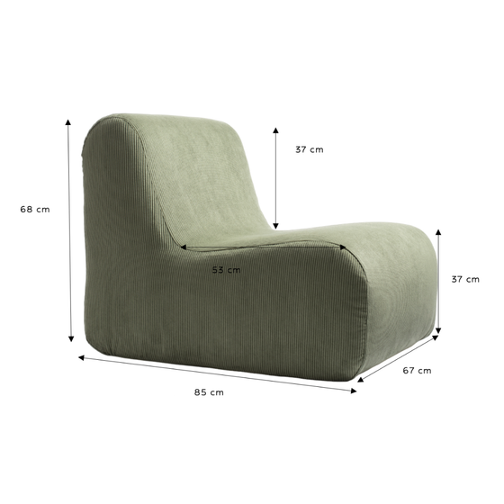 La Chauffeuse Pop.Kaki